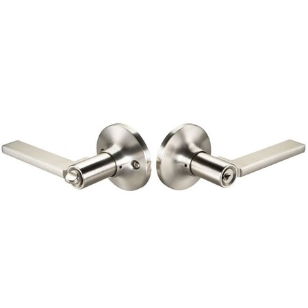 Yale Entry Lock Seabrook Lever Round Rose Schlage C Keyway Satin Nickel SBE155SC